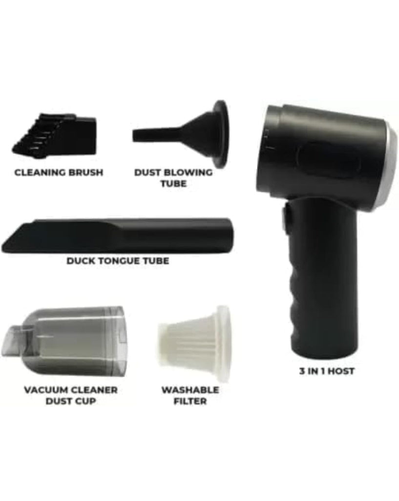 3 In 1 Portable Mini Vacuum Cleaner Cleaning Accessories