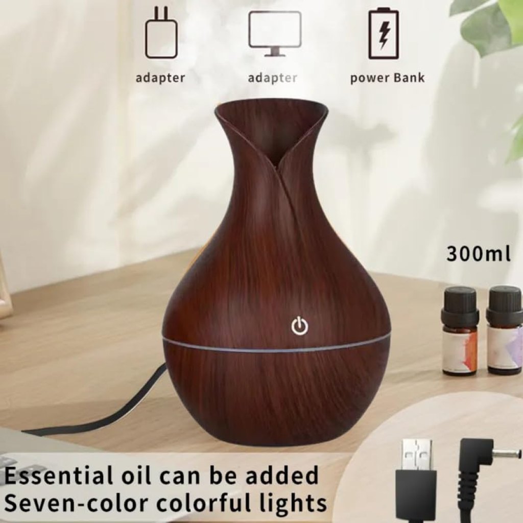 Pot Shape Wooden Humidifier Home Improvement